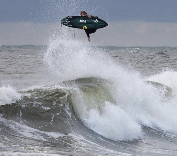 Pat Schmidt surfing the Northeast